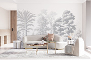 Abstract Forest Art Wallpaper Set, an Illustration by fei long (Thumbnail 5 of 10)