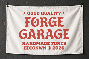 Forge Garage - Motorcycle Font Duo