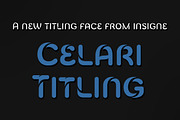 Celari Titling, a Sans Serif Font by insigne (Thumbnail 1 of 5)