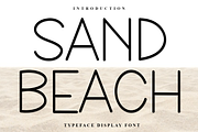 Sand Beach, a Sans Serif Font by FreshTypeINK (Thumbnail 1 of 7)