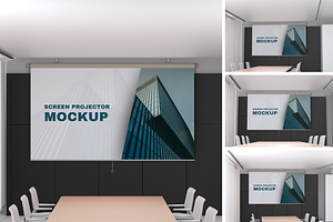 Screen Projector Mockup, a Wearable Device Mockup by xavier_studio