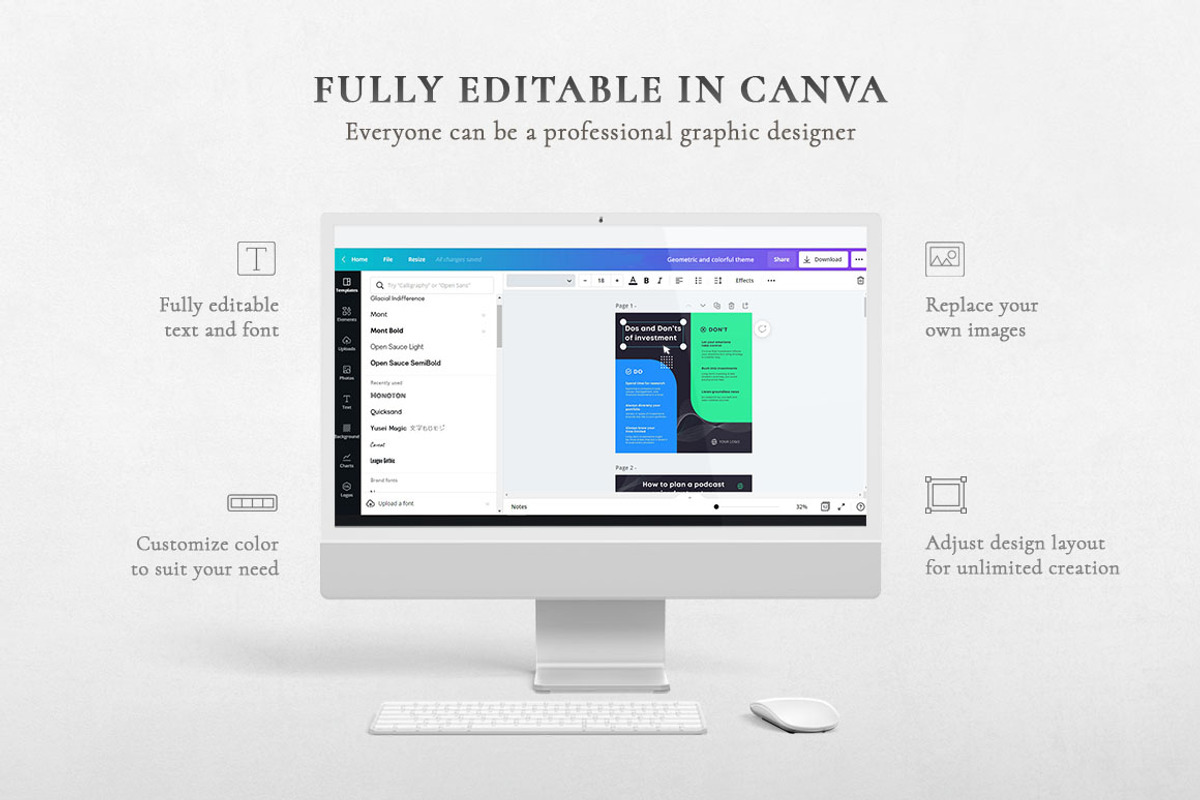 GEOMETRIC News CANVA Instagram post, a Social Media Template by Chanut is industries (Photo 4 of 5)