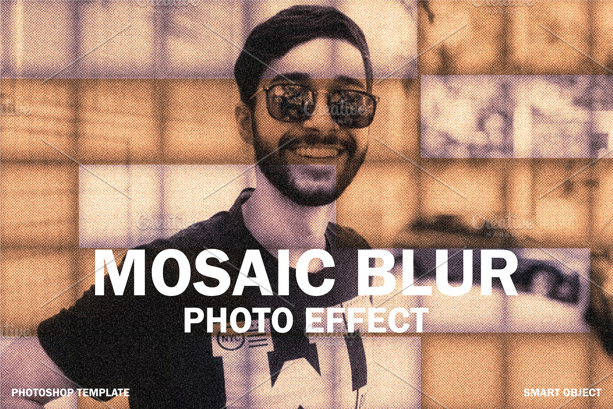 Mosaic Blur Photo Effect, a Layer Style Add-On by alexdndz (Photo 1 of 3)