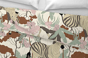 Animal tropical jungle zebra, a Pattern Graphic by Cotton Melon pattern Shop (Thumbnail 4 of 5)