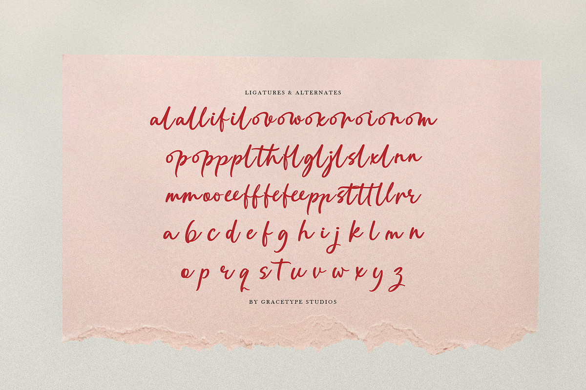 Rouligue Filondra Casual Handwritten, a Script Font by gracetype_studio (Photo 12 of 12)