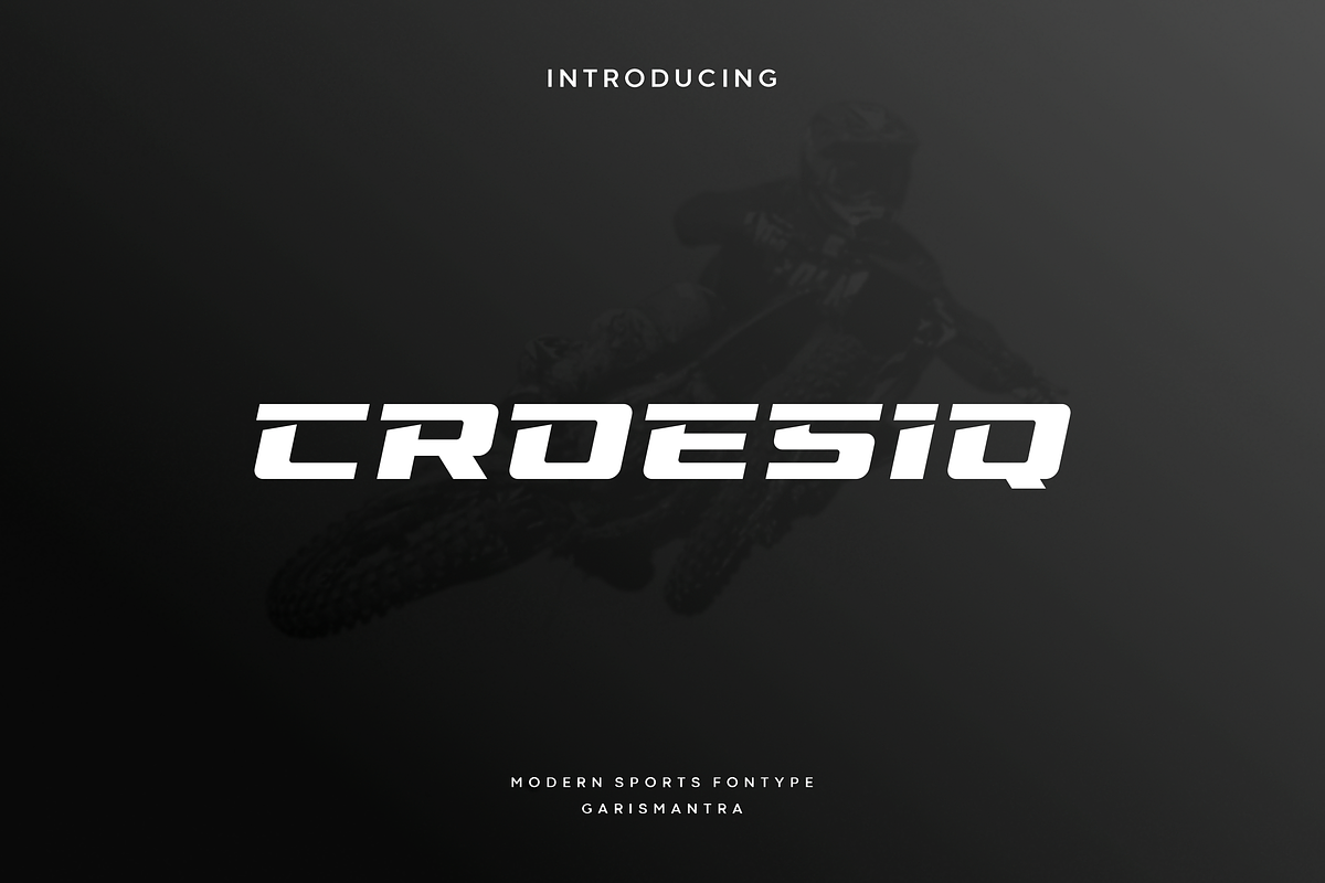 Croesiq, a Font by garismantra (Photo 1 of 4)