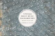 Vintage Sheet Music Overlays, a Pattern Graphic by Century Library (Thumbnail 1 of 17)