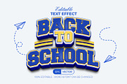 3D Text Effect Back To School, a Layer Style Add-On by Mockmenot (Thumbnail 1 of 3)