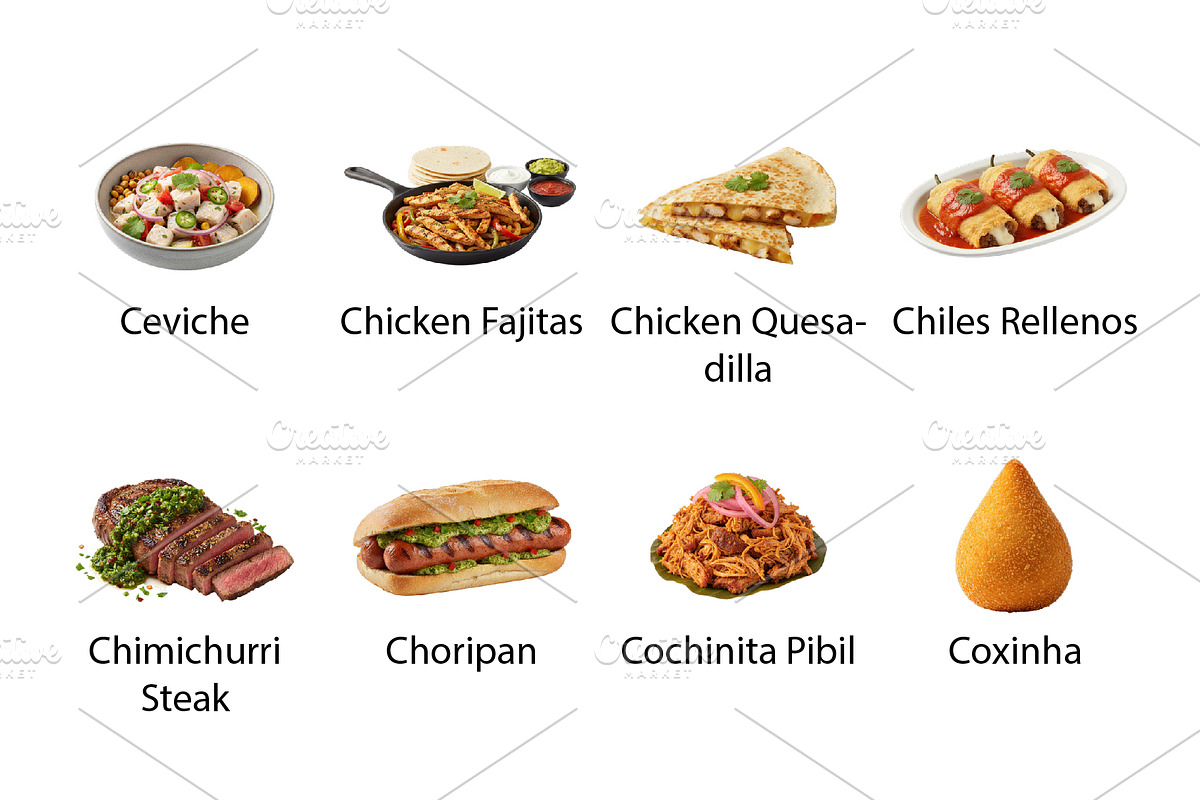Latina Mexican & South American -PNG, a Food Illustration by Nurlan's shop (Photo 3 of 5)