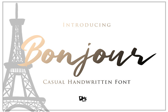 Bonjour Casual Handwritten Font