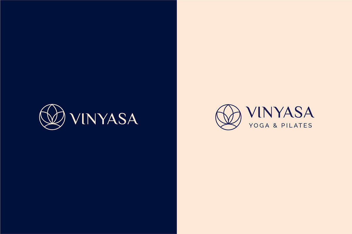 Minimal Yoga Flower Logo I Branding, a Branding & Logo Template by GudBrand Studio (Photo 2 of 9)