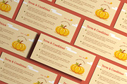 Cute Autumn Gift Voucher, a Stationery Template by Neermana (Thumbnail 4 of 4)