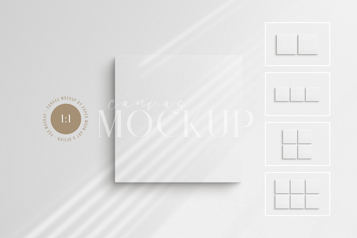 Canvas Mockups 1:1 Square, a Mockup by DESIGN BY nube (Photo 1 of 11)