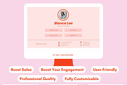 Cherry Instagram Link in bio page te, a Landing Page Template by Hell Yeah Designs (Thumbnail 4 of 6)