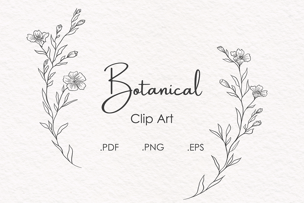 Botanical Clip Art, an Object Graphic by ValeryDan (Photo 1 of 3)