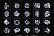 CHROME Design Set 131 Objects, an Object Graphic by Kaleriia (Thumbnail 5 of 12)