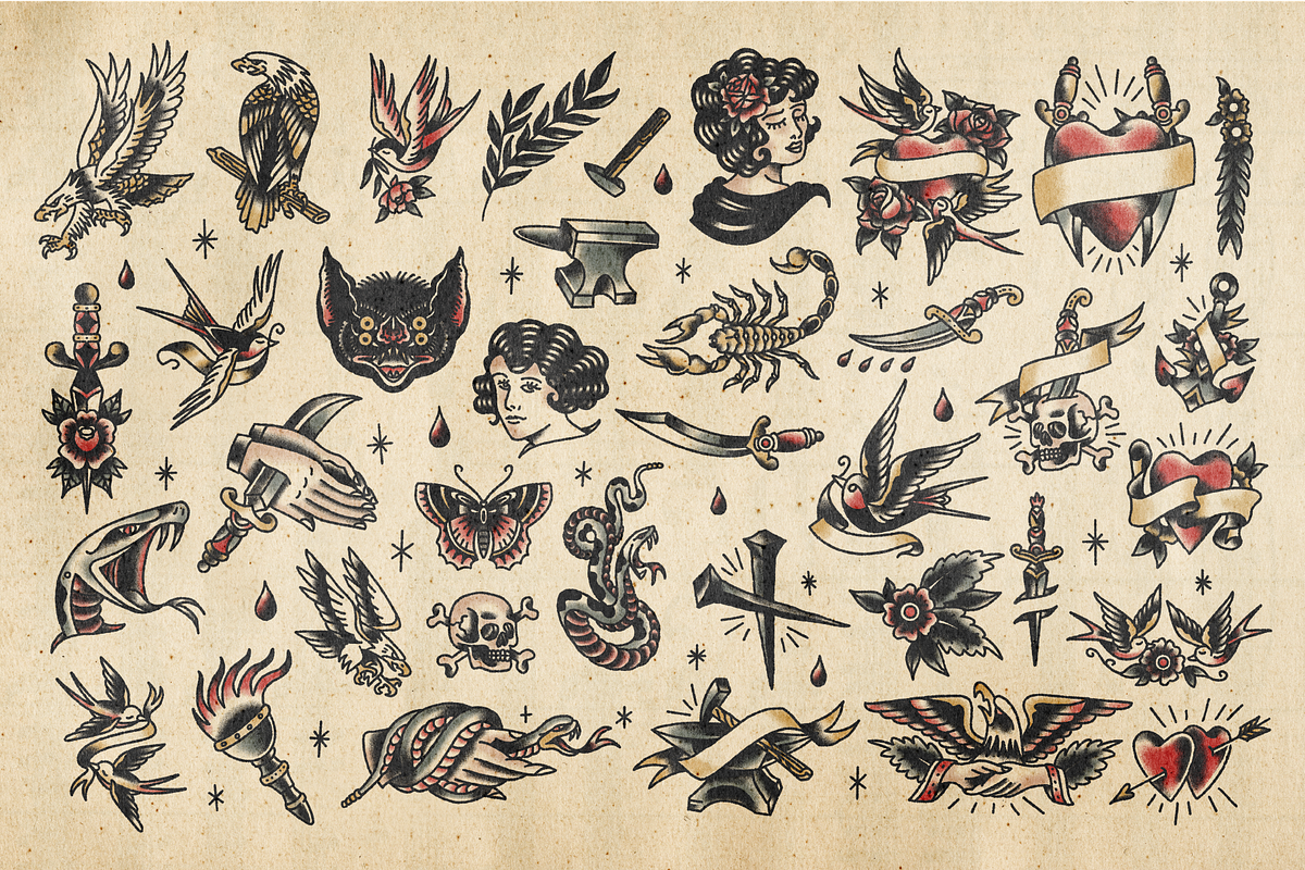 FLASH TATTOO BRUSHES BY SHAKA, a Brush Add-On by SHAKA (Photo 2 of 5)