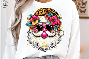 Christmas Santa Claus Png, an Illustration by Libby Wishes