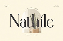 Nathile Ligature Serif Typeface