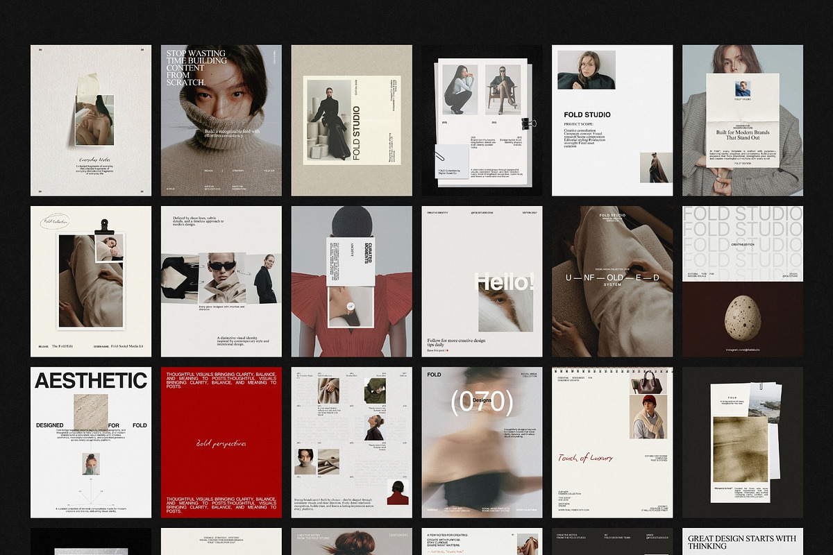 FOLD | Social Media Kit (II), a Social Media Template by Pixel Grid (Photo 10 of 10)