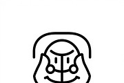 32 Business Communication Icon Set, an Outline Icon by adenpinkstore (Thumbnail 8 of 11)