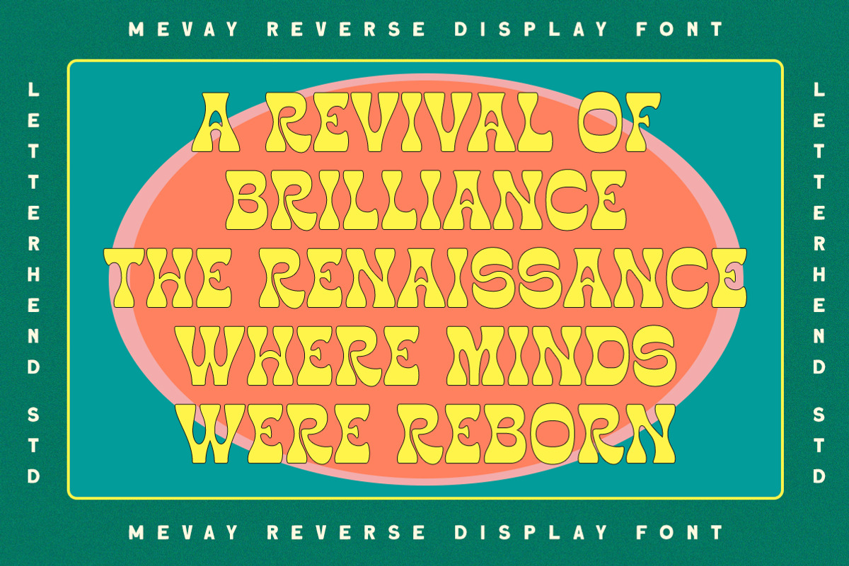 Nomadic - Reverse Display Font, a Handwritten Font by Letterhend Studio (Photo 2 of 9)