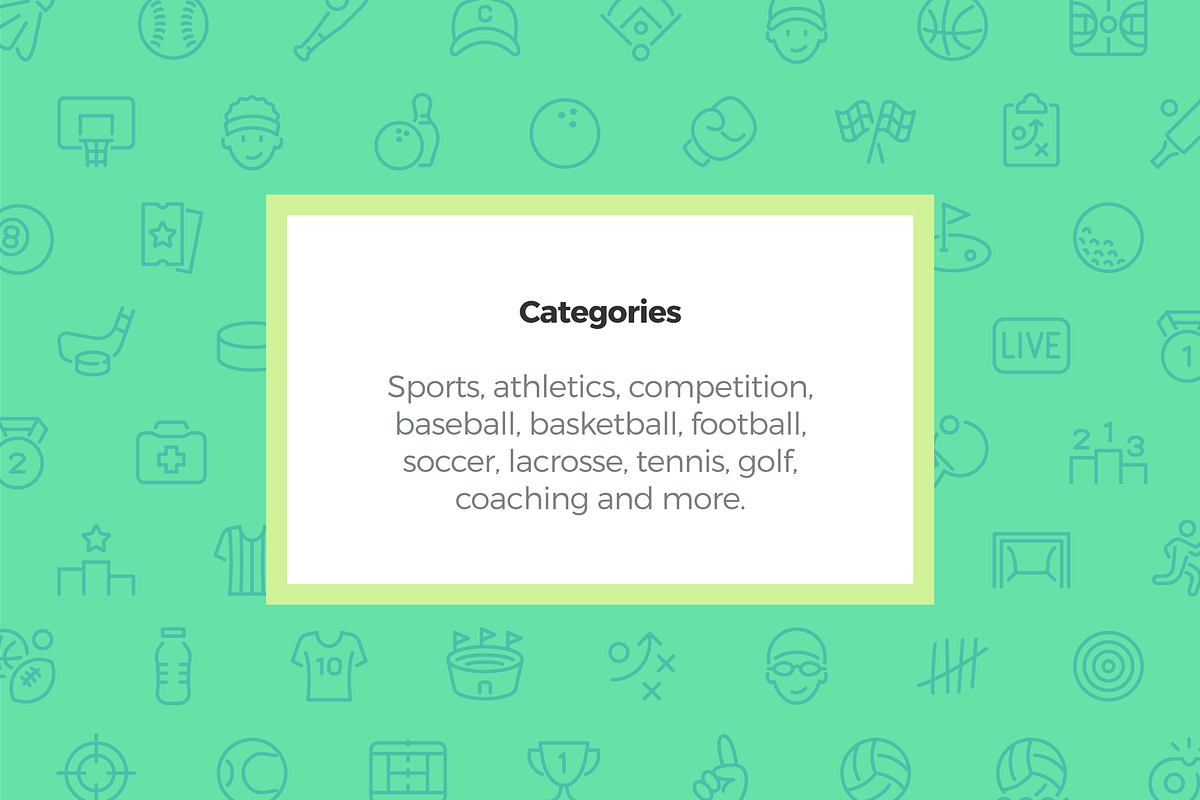 Sports Icons — Pixi Line, an Outline Icon by Scott Dunlap (Photo 3 of 9)