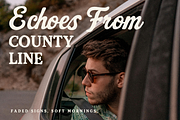 Sundown Gazette – Vintage Display, a Script Font by Creacy Studio (Thumbnail 3 of 9)