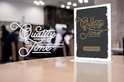Thequilla - Monoline Script Font, a Script Font by Rometheme Std (Thumbnail 4 of 7)