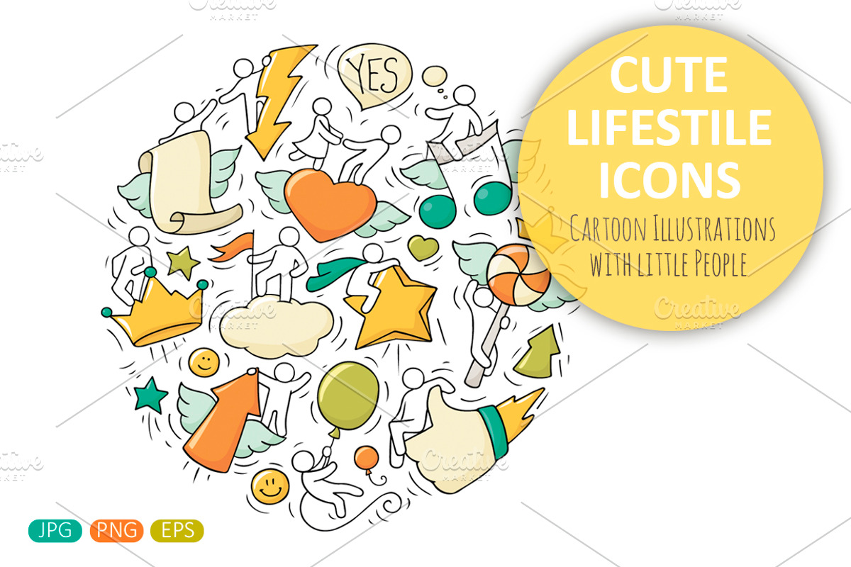 Lifestyle objects with People, a Person Illustration by Sapunkele (Photo 1 of 3)