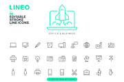 LINEO - 90 BUSINESS ICONS, an Outline Icon by sharpnose (Thumbnail 2 of 6)