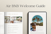 Air BNB Welcome Book for Canva, a Templates & Theme by Sweet Little Muse (Thumbnail 1 of 9)