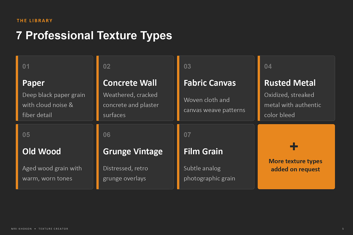 Texture Creator Photoshop Script, a Preset Add-On by MRI STUDIO (Photo 11 of 16)