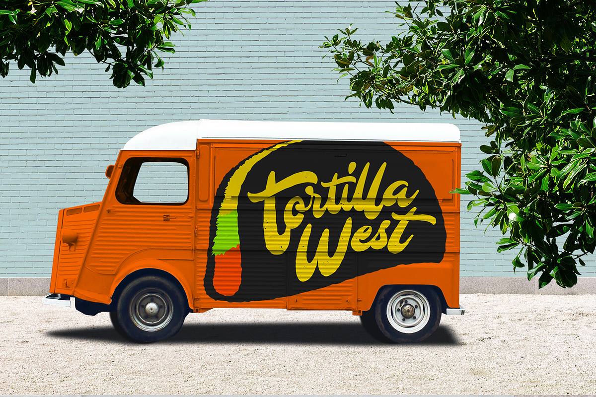 Food Truck Branding Mockup, a Product Mockup by SUH-NY (Photo 3 of 8)