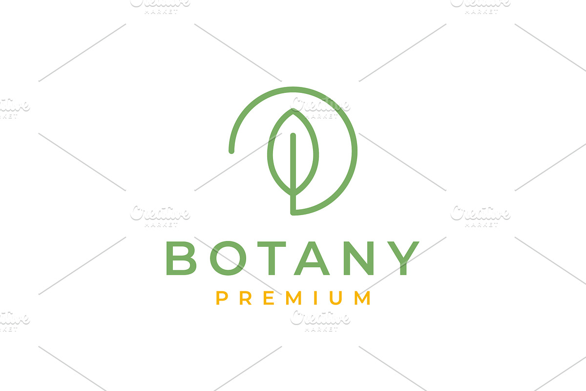leaves growing plant circle logo, a Branding & Logo Template by devastd