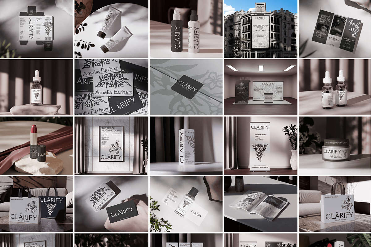40 Cosmetics Branding Mockups Bundle, an Advertising Mockup by Vitora Mockup (Photo 2 of 14)