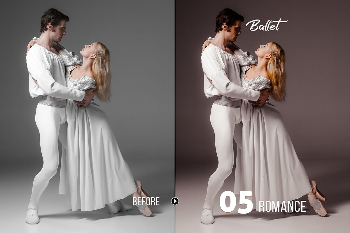 Ballet Artistic Presets, an Action Add-On by Presetrain Co. (Photo 6 of 11)