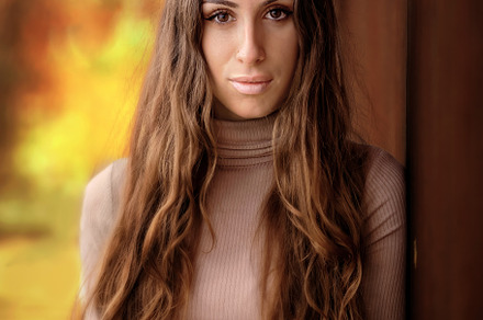 Portrait of a beautiful long-haired, a Person Photo by Perpis