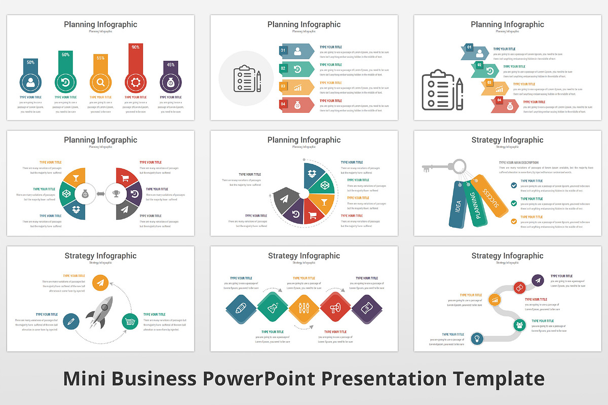 Mini Business PowerPoint Template, a Presentation Template by GraphicStan (Photo 20 of 30)