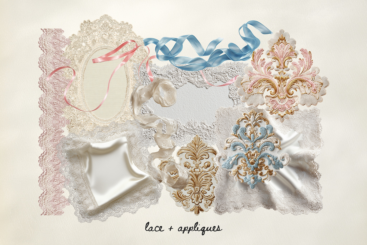 Rococo: An Oppulent Mixed Media Kit, an Object Graphic by denofdreamers (Photo 5 of 11)