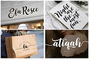 Garden, a Script Font by Alpha Bento (Thumbnail 3 of 8)