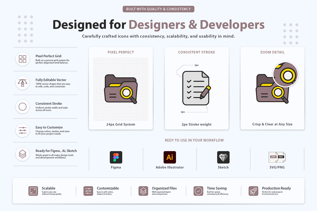 Enterprise Communication Icons, an Outline Icon by vexper (Photo 7 of 7)