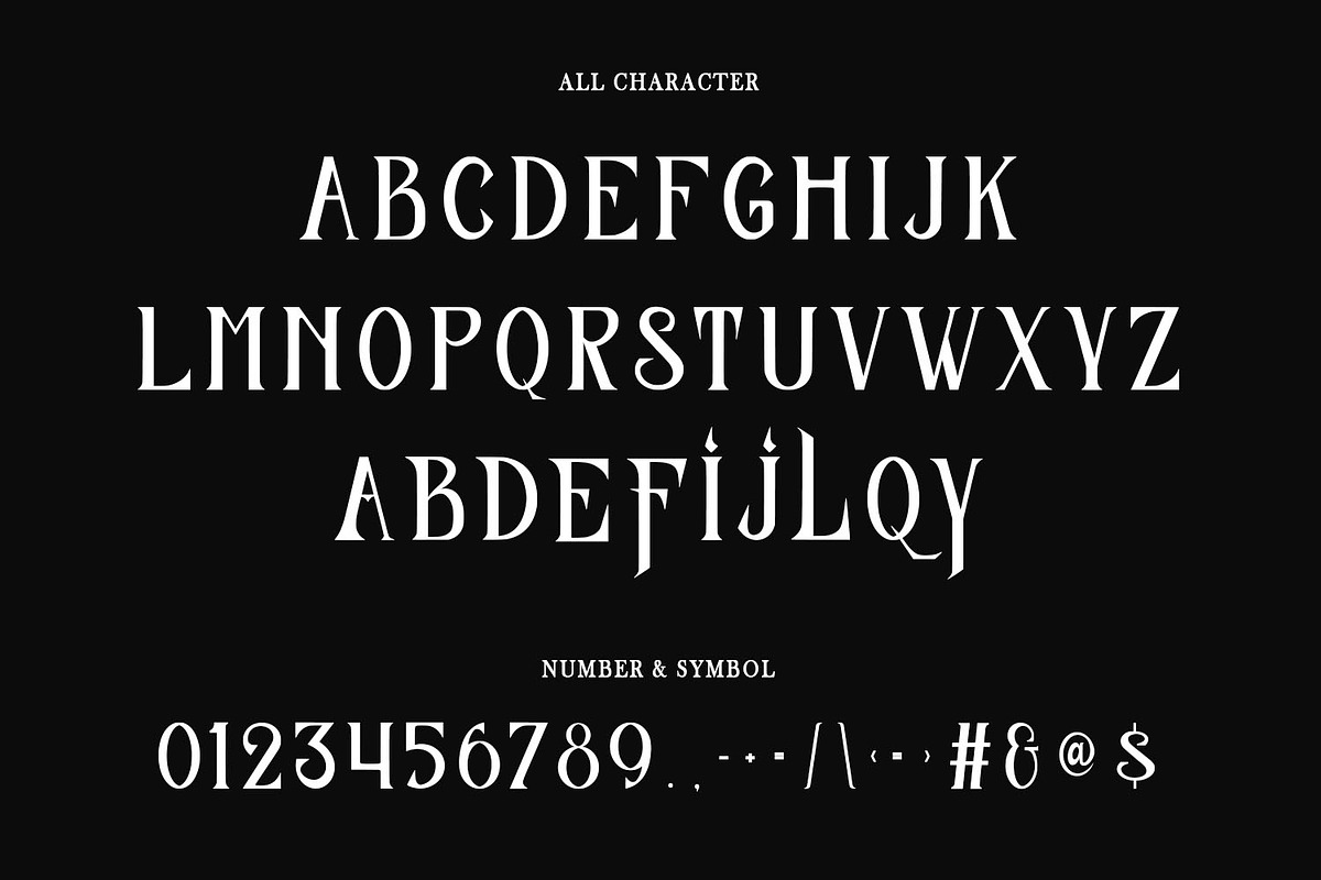 Yerezz Serif Display Font, a Serif Font by Maulana Creative (Photo 4 of 7)
