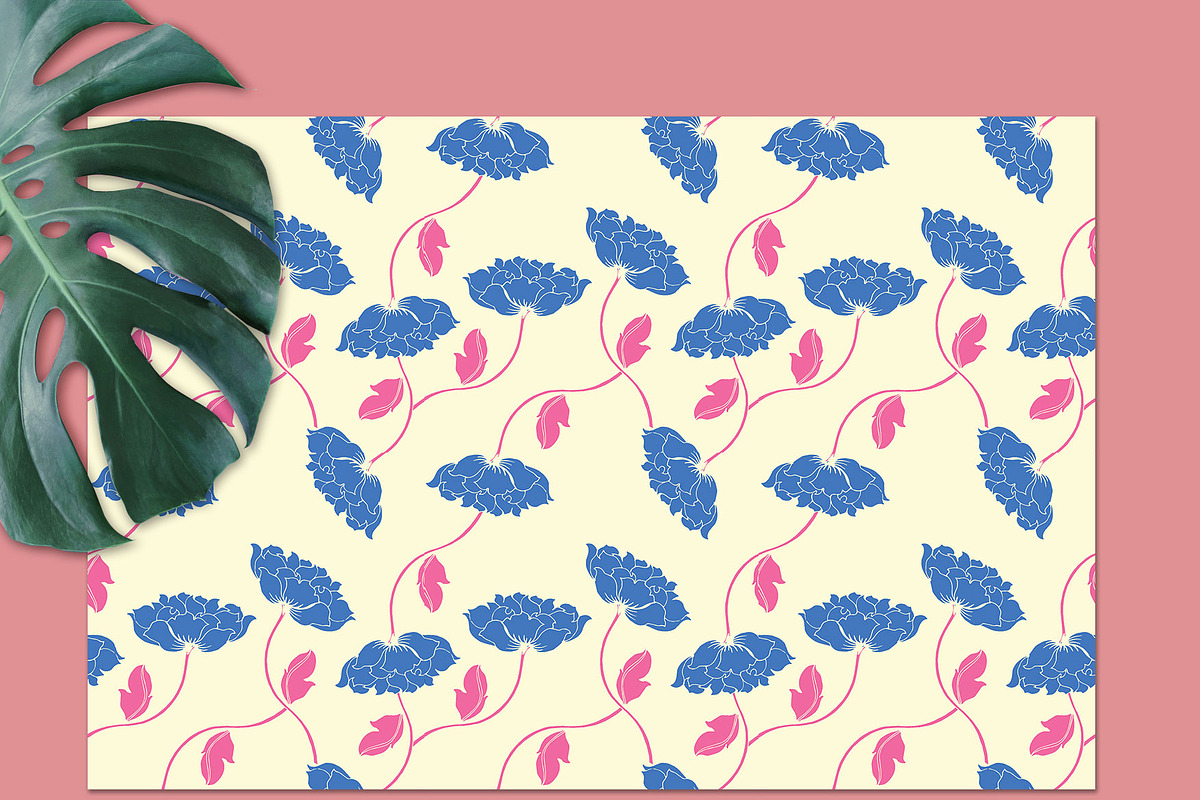 20JPG/EPS Tropical floral pattern, a Pattern Graphic by Theraphosath (Photo 10 of 30)