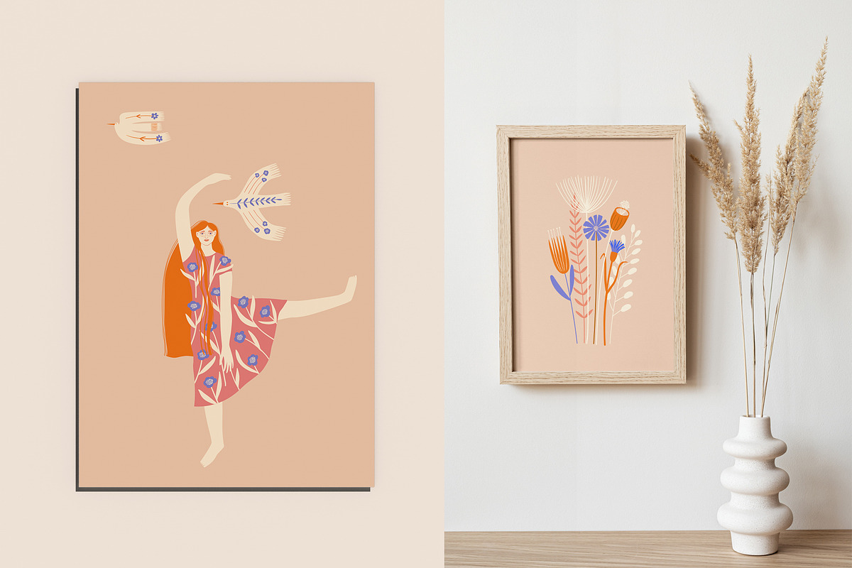 About Femininity and Freedom, a Person Illustration by Annakniaz (Photo 3 of 15)