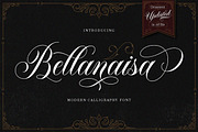 Bellanaisa Script, a Script Font by Fargun Studio (Thumbnail 1 of 9)
