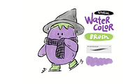 KATIKA Watercolor Brush, a Brushes & More by tika.ardianti (Thumbnail 6 of 10)