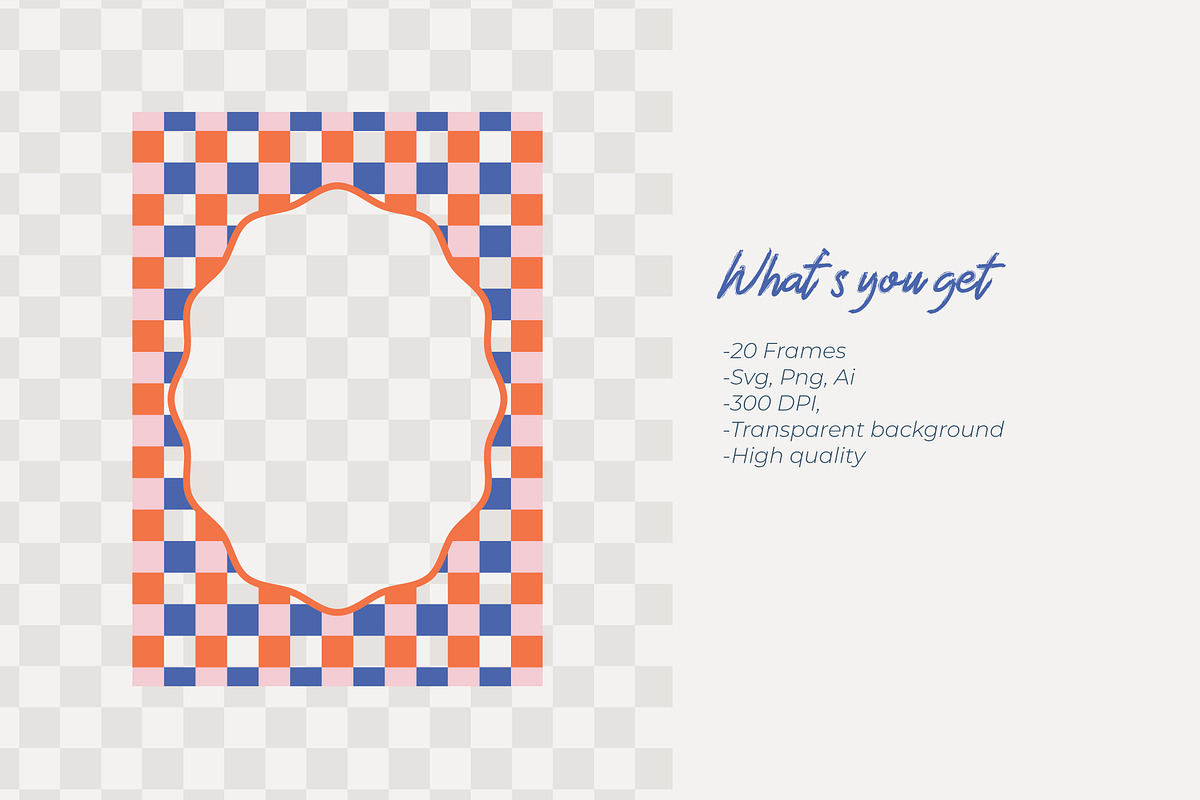 Wavy & Striped Whimsical Frames, an Object Graphic by AnnArt (Photo 4 of 10)