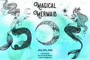 Magical Mermaid, a Decorative Illustration by Anastasia (Thumbnail 2 of 5)