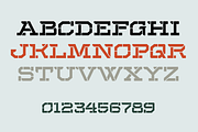Depot Slab-Serif Stencil Font, a Slab Serif Font by SelfBuild Type (Thumbnail 2 of 7)